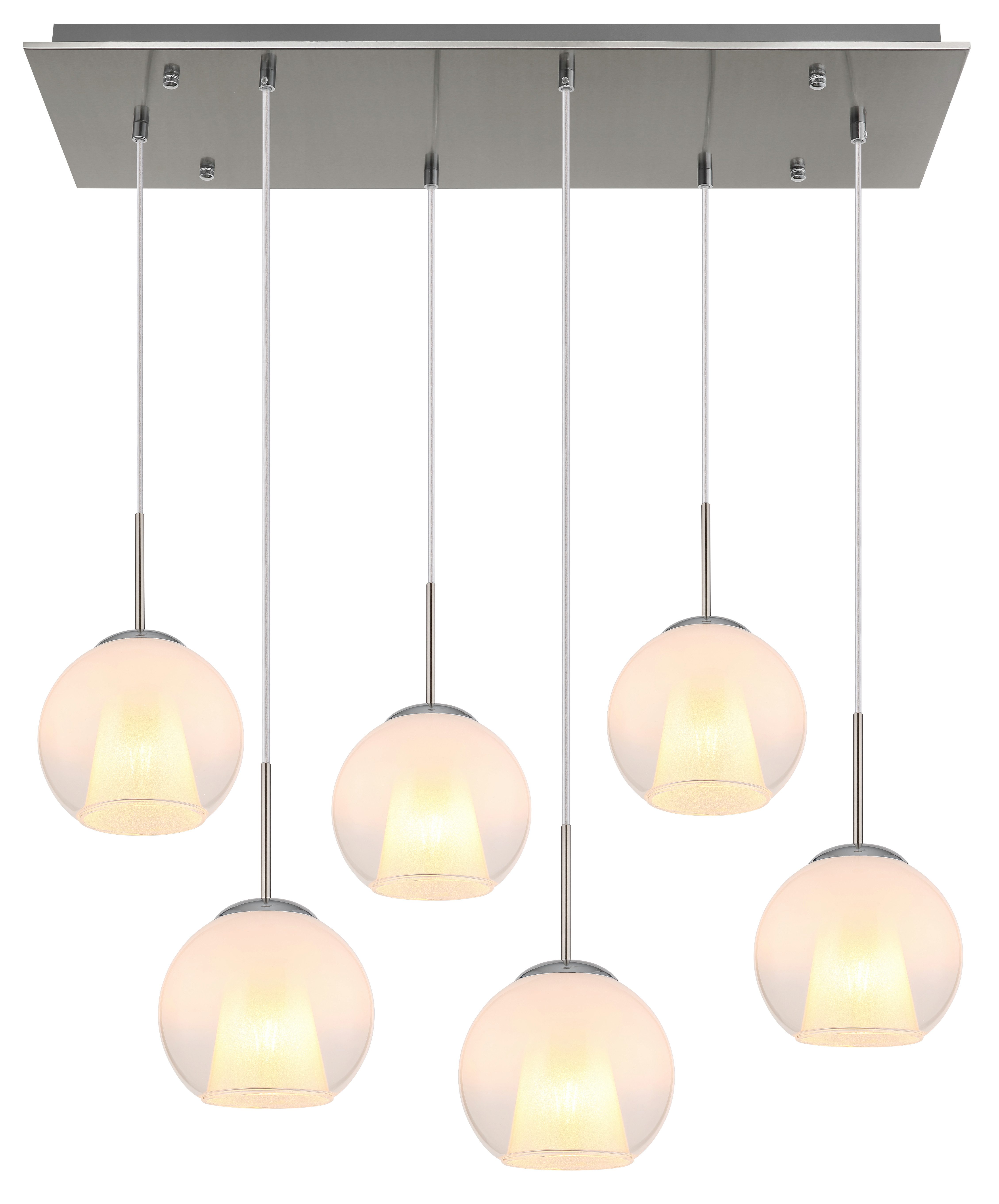 GLOBO LIGHTING Hängeleuchte BARRY, ohne Leuchtmittel, Hängelampe/Pendelleuchte/Esszimmer/Wohnzimmer/Esstisch