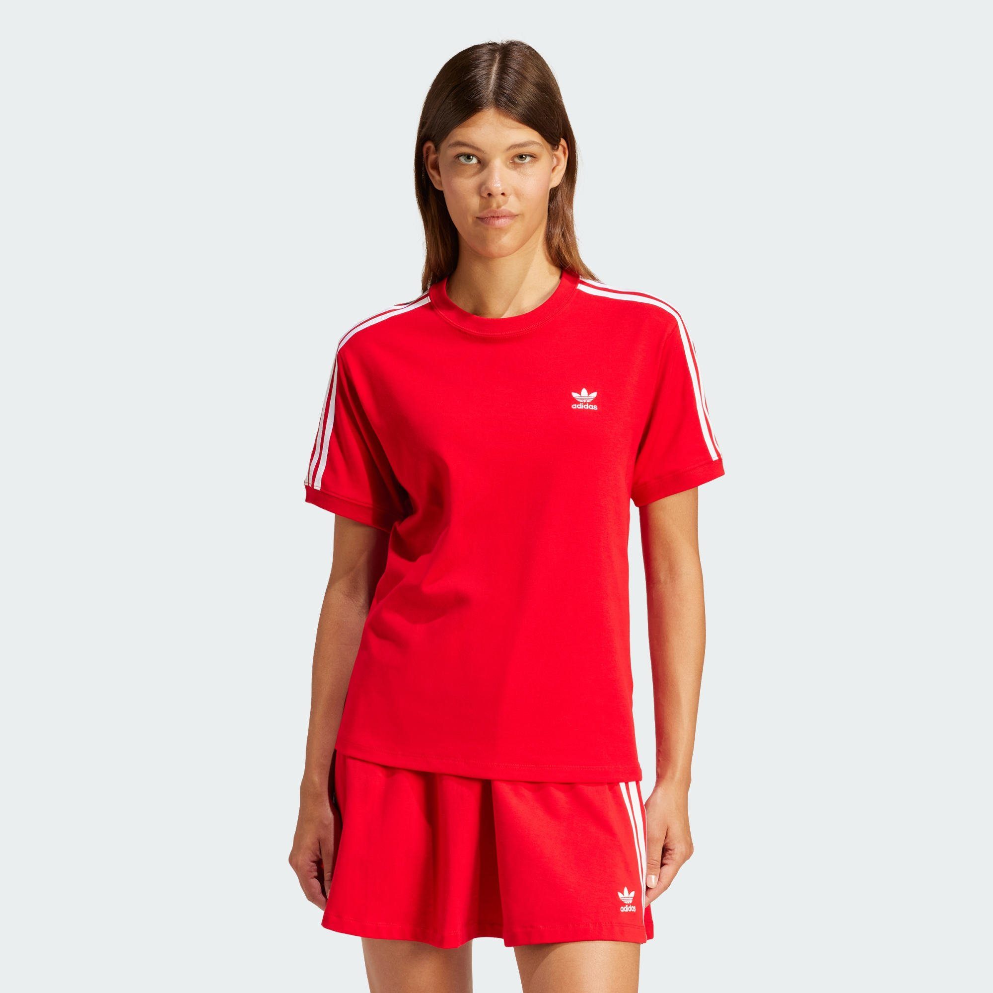 adidas Originals T-Shirt 3-STREIFEN T-SHIRT Better Scarlet