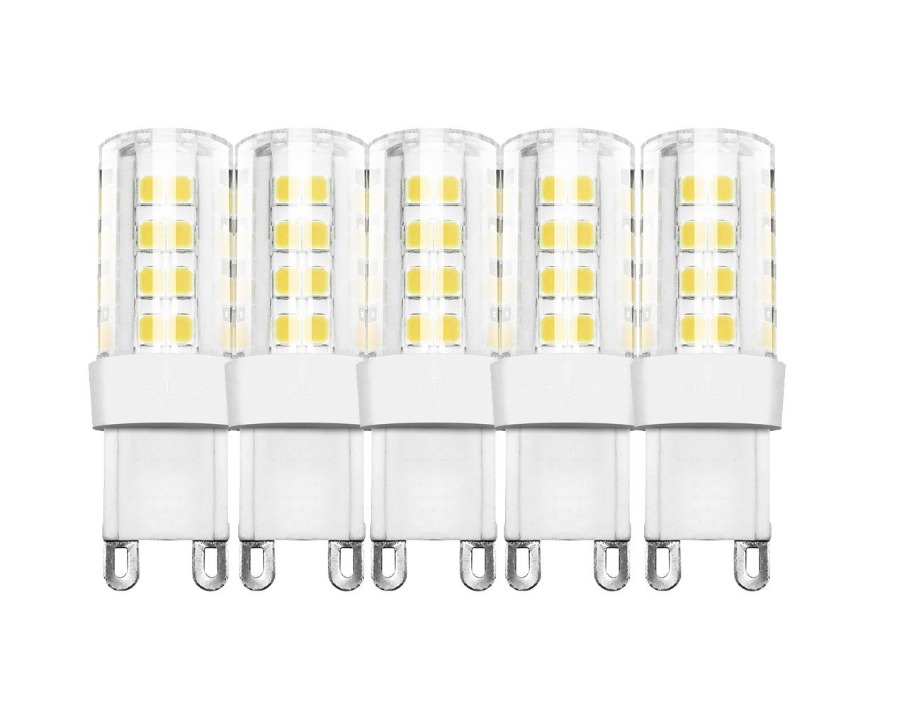 Braytron LED-Leuchtmittel 5 W G9 LED Leuchte Leuchtmittel Lampe 450 Lumen, Warmweiß 2700, 4,3 Watt, 450 Lumen, Warmweiß 2700K, G9, 5 Stück
