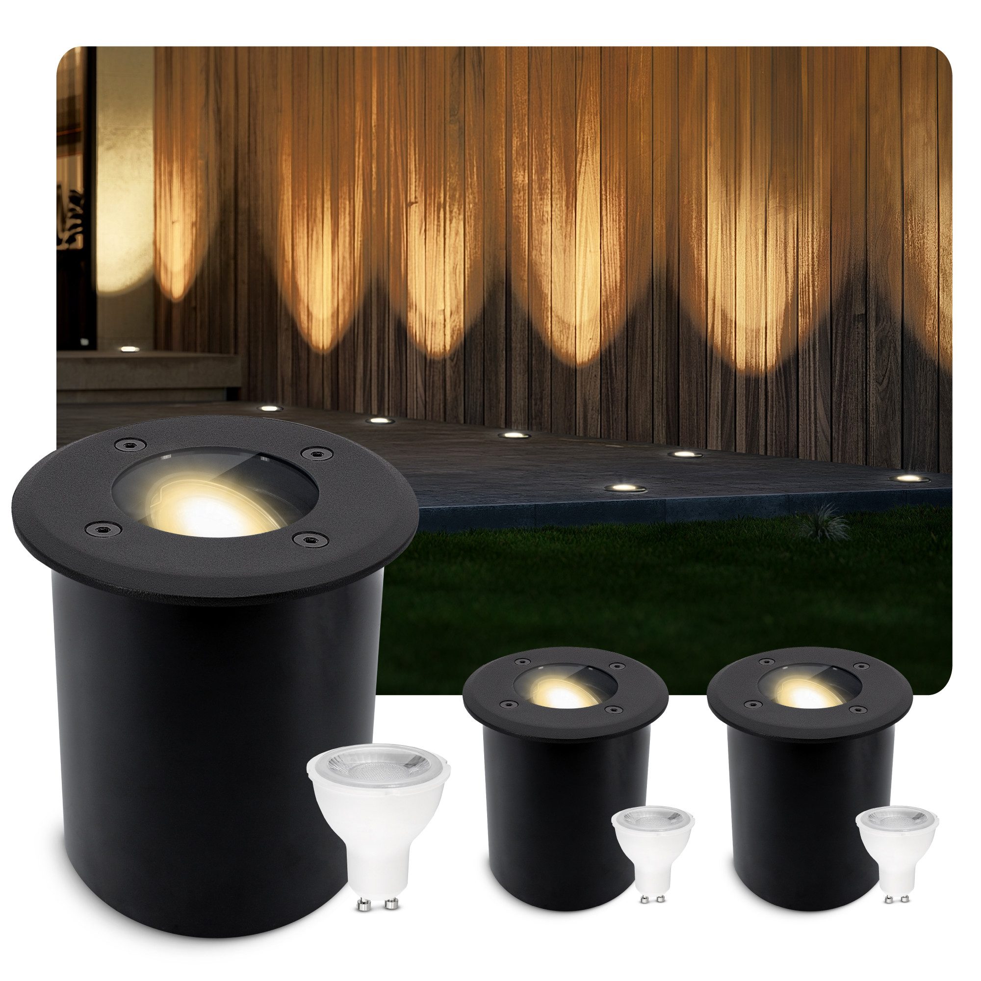 SSC-LUXon LED Gartenstrahler JUAVI LED Bodeneinbaustrahler günstig online kaufen