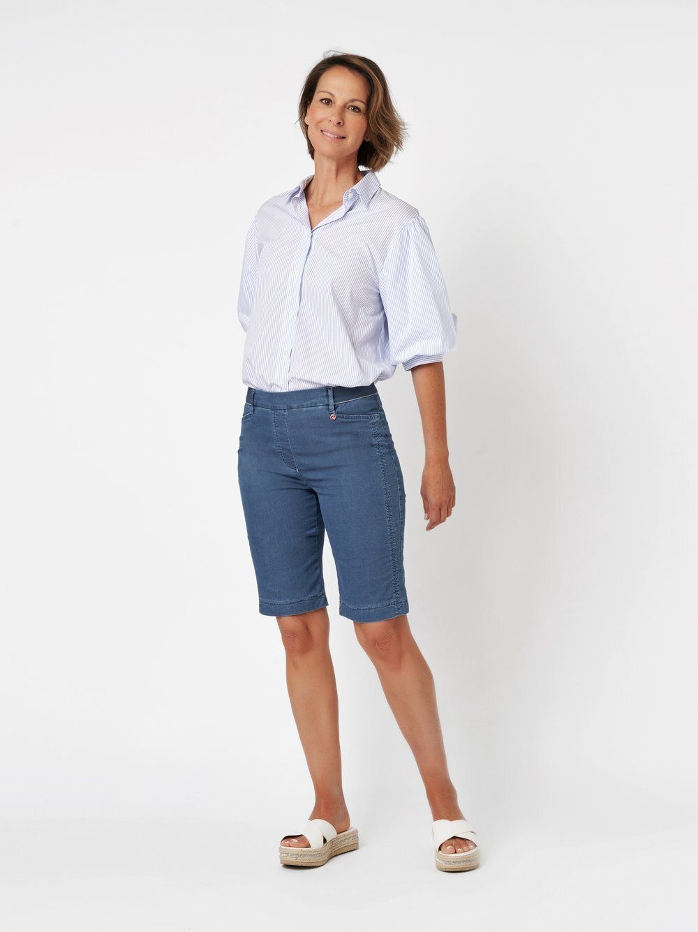 Relaxed by TONI 5-Pocket-Hose Alice Bermuda mit sportivem Gummibund