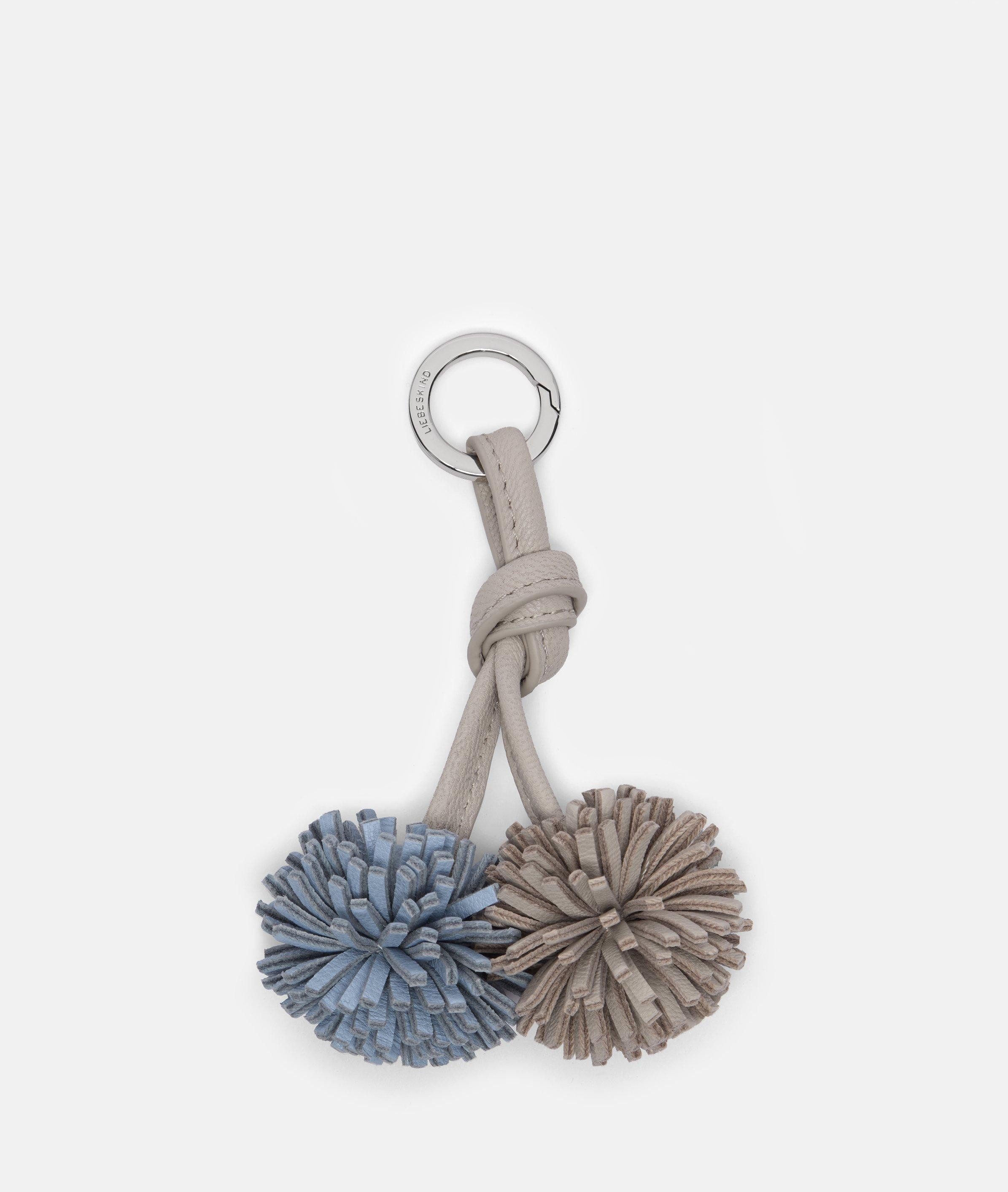 Liebeskind Berlin Schlüsselanhänger Anhänger, Zweifarbiger Anhänger mit Pom-Pom