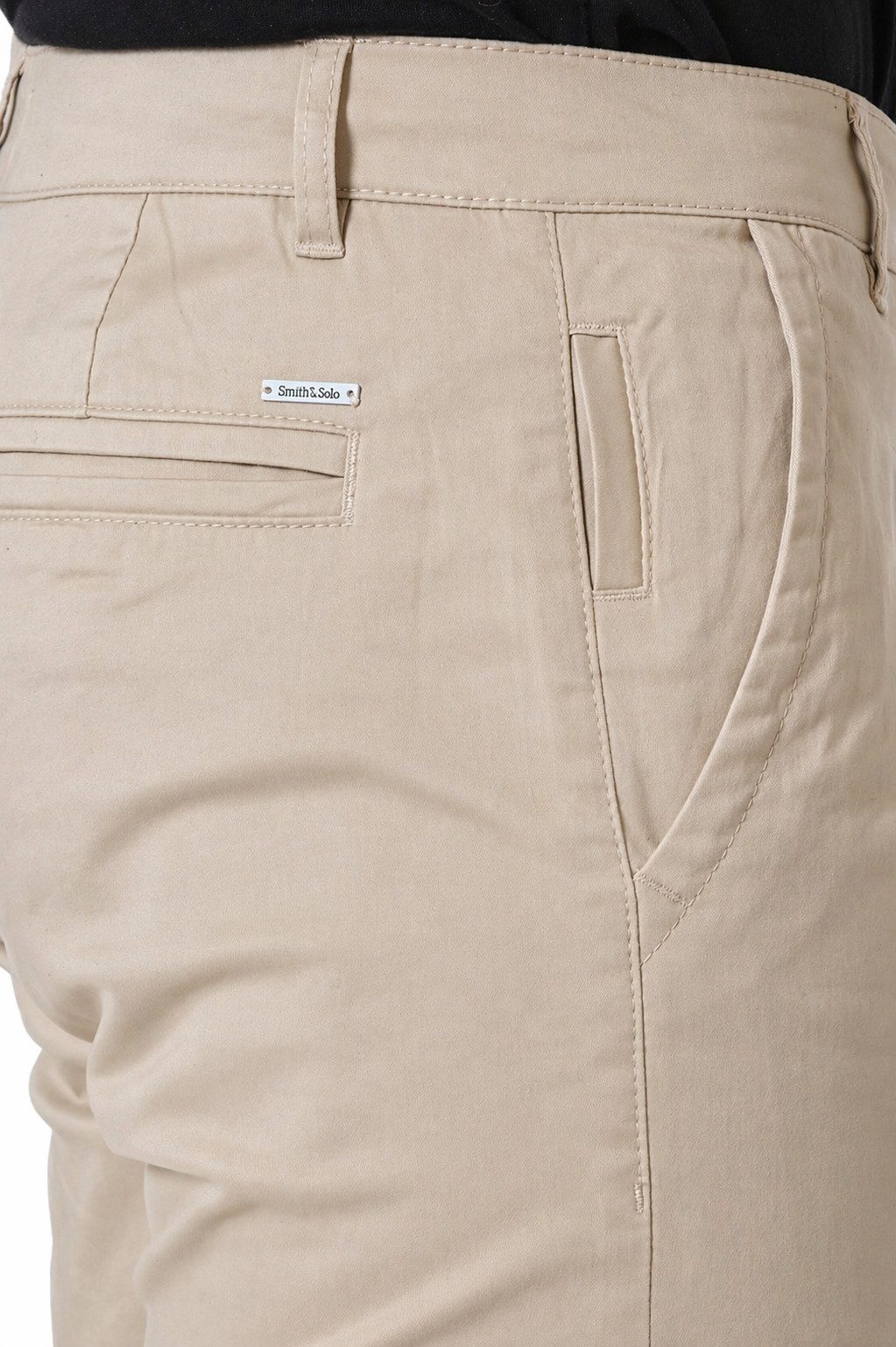 Smith & Solo Chinoshorts Kurze Hosen Herren, Baumwolle Shorts Männer Sommer Elasthan, Bermuda, Casual – Bild 5 von 5