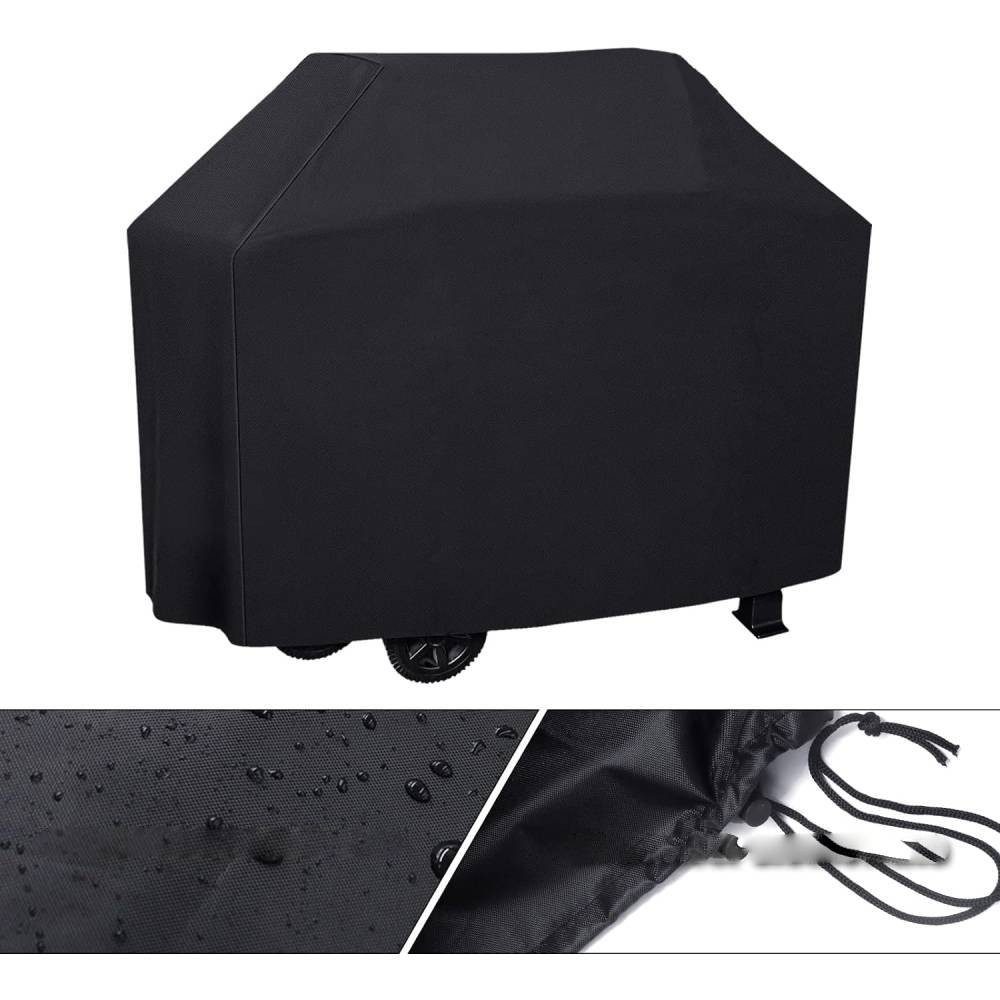 Blusmart Grill-Schutzhülle Outdoor Barbeque BBQ Grill Schutzhülle (Wetterfeste 210D Oxford-Plane, 1-St., Hochleistungsschutz), für Gasgrill, Schutzhülle, staubd – Bild 5 von 5