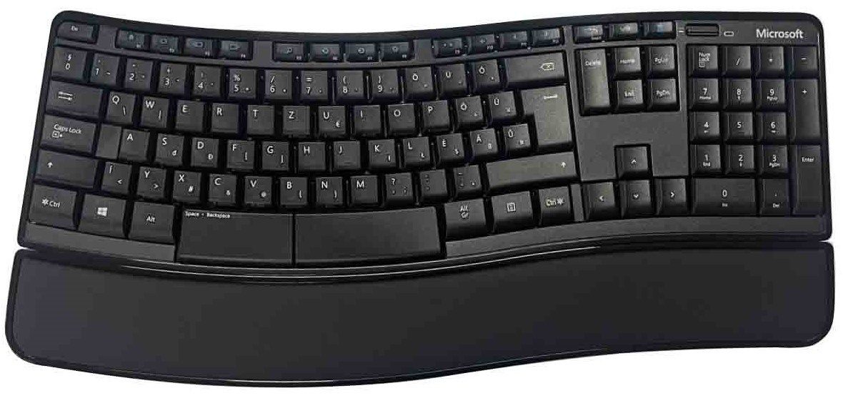 Microsoft Sculpt Comfort Desktop Ergonomic Wireless L3V-00020 -Ungarische QWERTZ Tastatur- und Maus-Set
