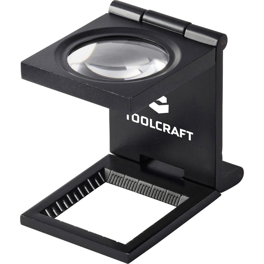 TOOLCRAFT Handlupe TOOLCRAFT TO-10182525 Fadenzähler Vergrößerungsfaktor: 6 x Linsengrö