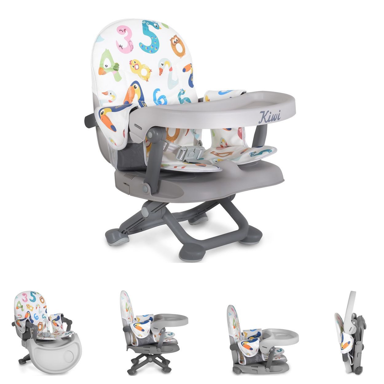 Moni Stuhl Kinderstuhl Kiwi, Kinder Stuhl-, Sitzerhöhung, Boostersitz, Tisch, klappbar