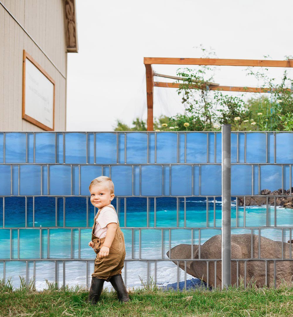 MyMaxxi Sichtschutzstreifen Sichtschutz Zaun Traumstrand mit günstig online kaufen