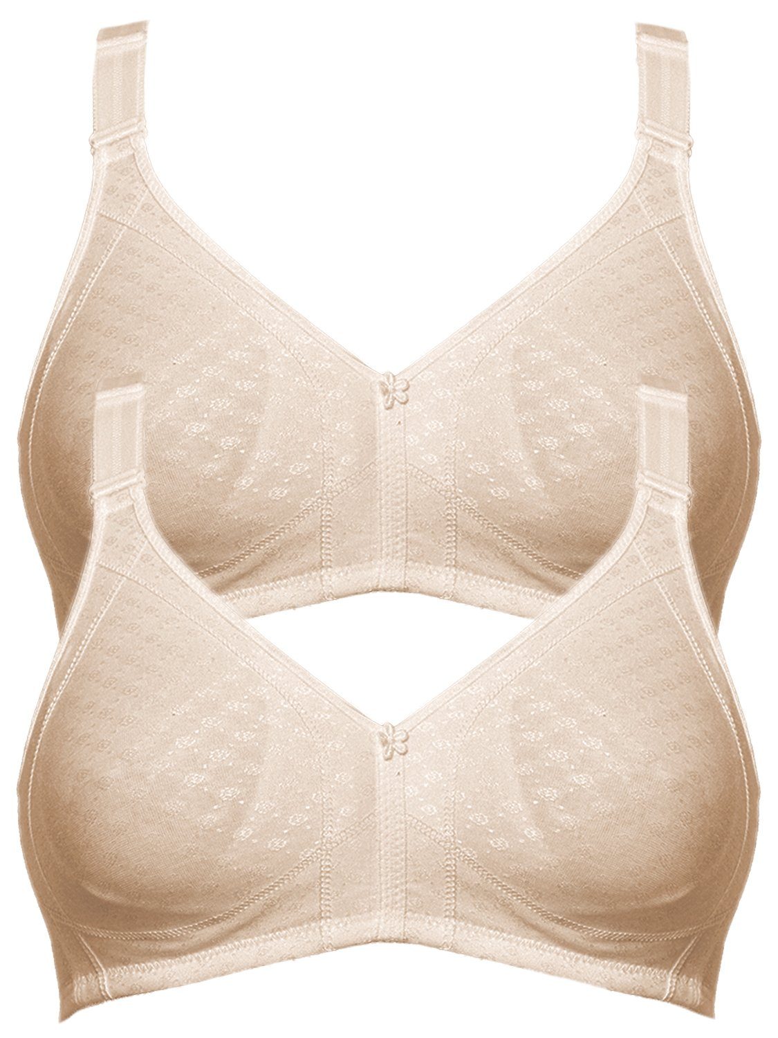Set: Soft-BH 2er Pack BH ohne Bügel Topsy Plus