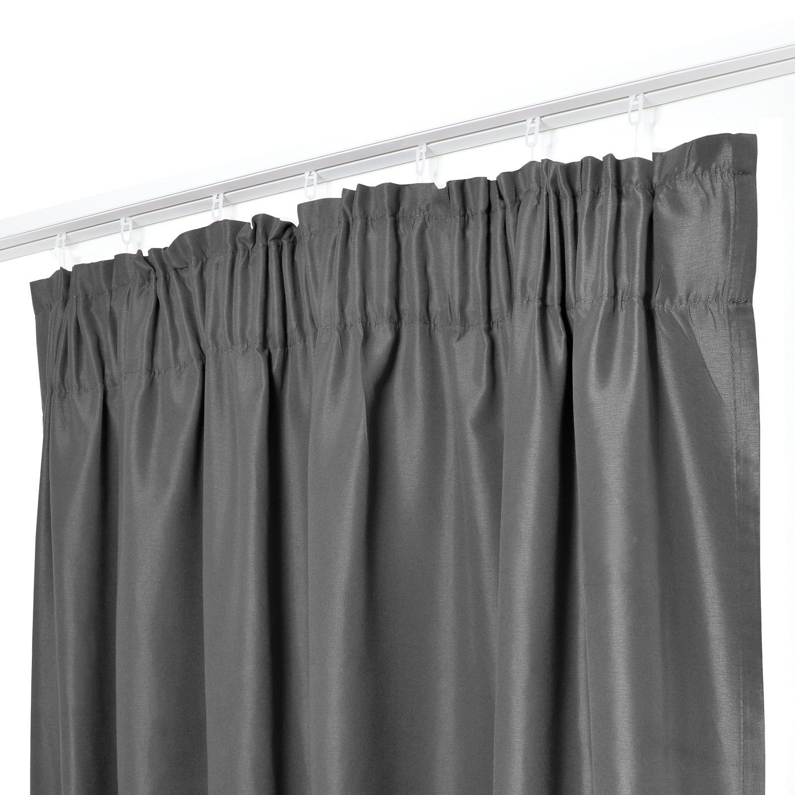 Vorhang Gardine Curtain Blickdicht Sichtschutz Dekoschal, Melody, Kräuselband (1 St), blickdicht, Store, Blickdicht, abdunkelnd, Sichtschutz, Einfarbig, Schlafzimmer, Wohnzimmer