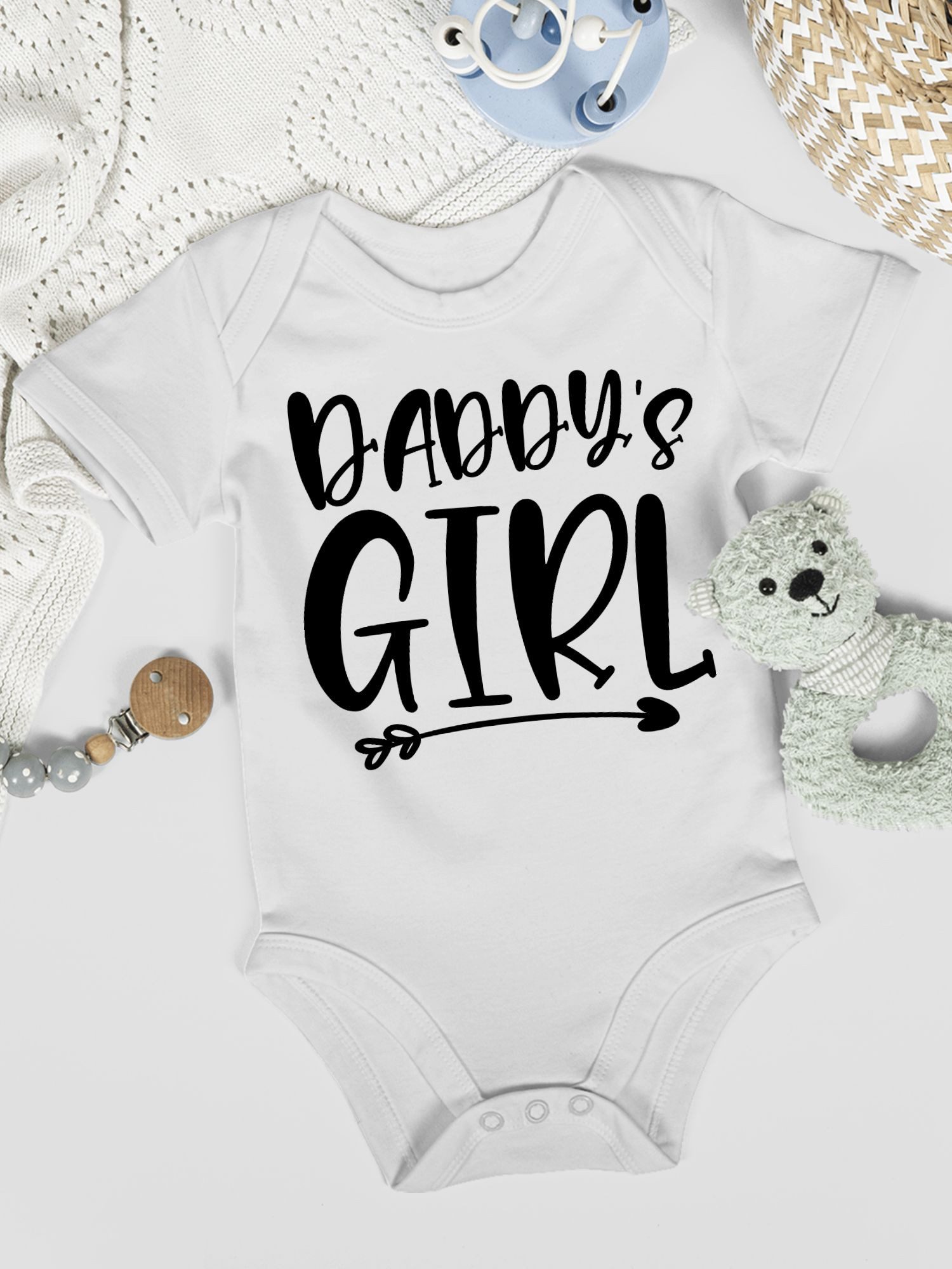 Shirtracer Shirtbody Daddys Girl Geschenk Vatertag Baby