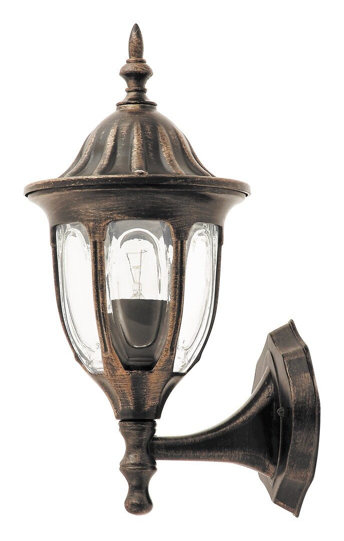 Rabalux Außen-Wandleuchte "Milano" Metall, gold, E27, IP43, L370mm