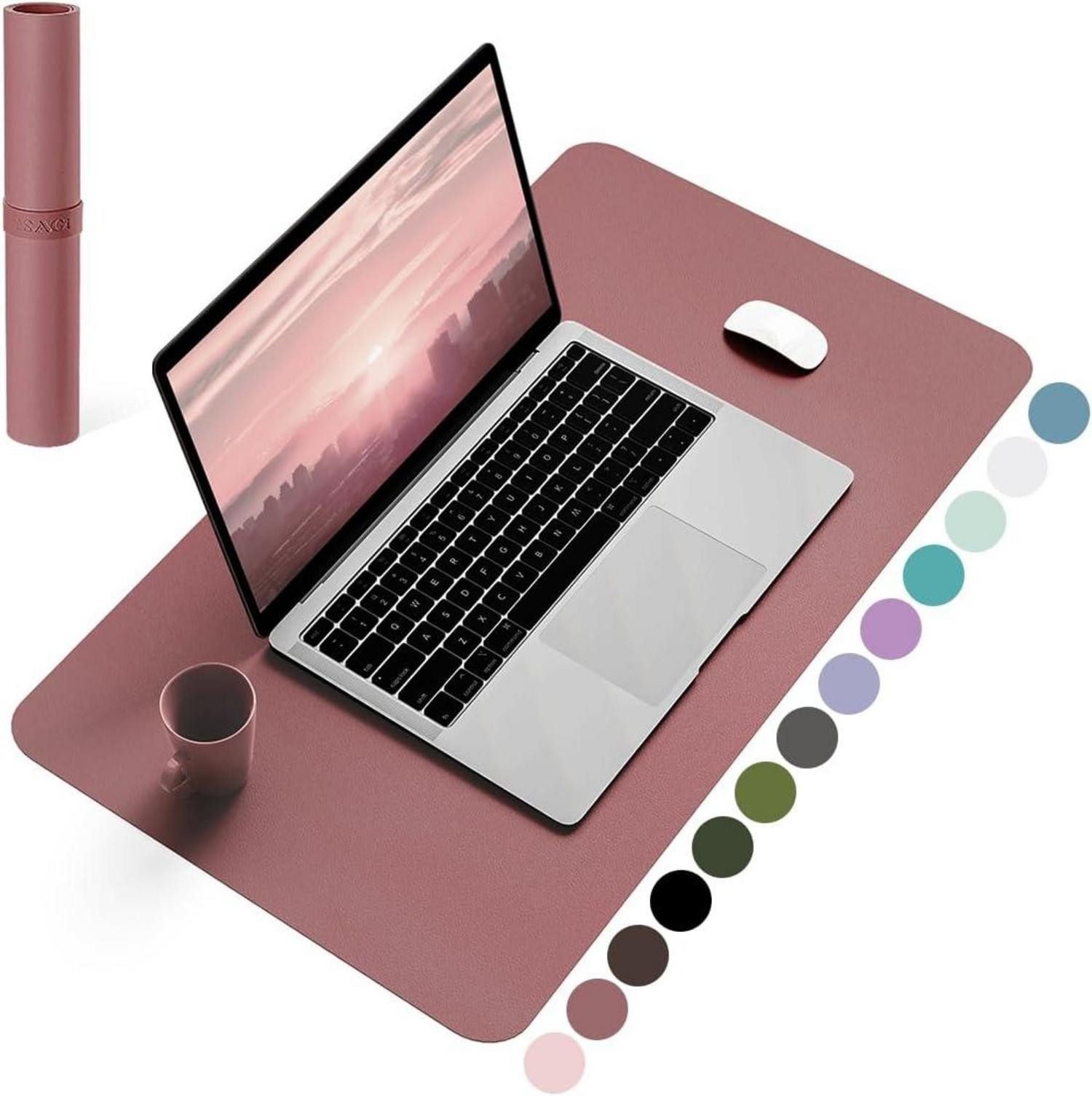 Mauspad Schreibtischunterlage Mauspad Leder Wildleder Office Mousepad Laptop