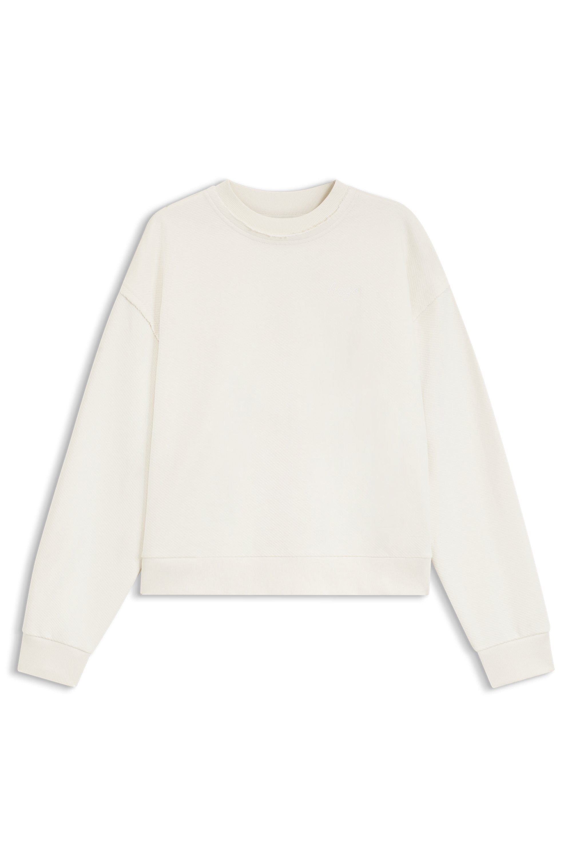 HUGO Sweatshirt Dismoolie mit Logostickerei, Relaxed Fit – Bild 4 von 5