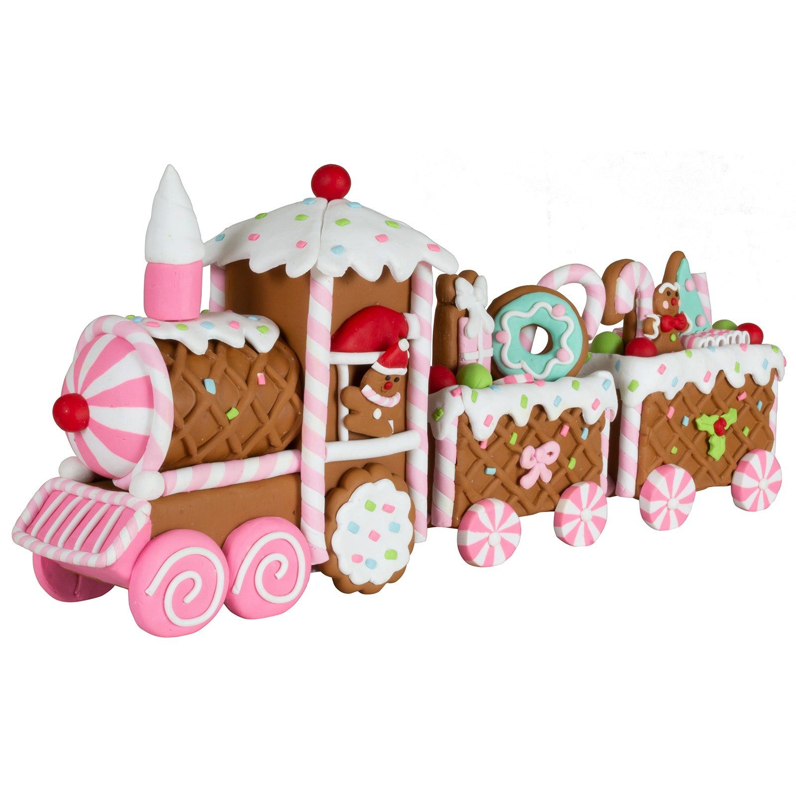 Dekoobjekt Weihnachten Lebkuchen-Zug 33 cm