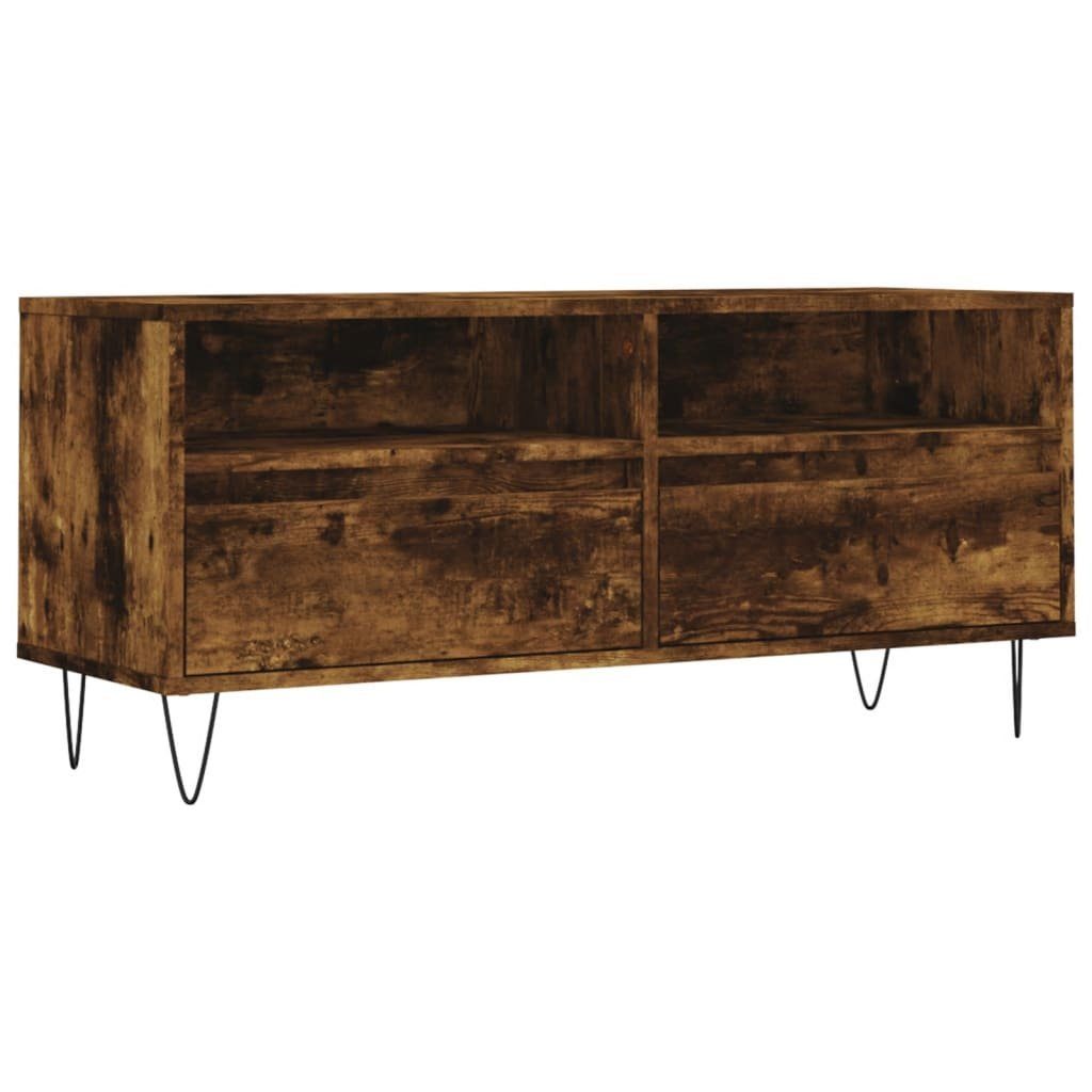 vidaXL TV-Schrank TV-Schrank Räuchereiche 100x34,5x44,5 cm Spanplatte günstig online kaufen