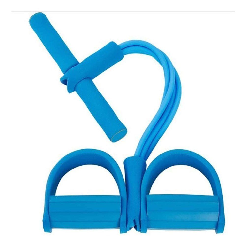 TUABUR Klimmzugstange Pedal-Widerstandsband-BeintrainerPedal-Bauchmuskeltrainer blau