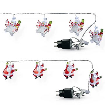 etc-shop Dekolicht, LED Ketten Weihnachten Lichterkette Leuchtkette Esto