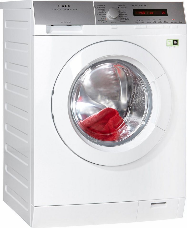 AEG Waschmaschine Lavamat L79485FL, A+++, 8 kg, 1400 UMin ~ AEG Waschmaschine Lavamat L79485FL, A+++, 8 kg, 1400 UMin ~ Waschmaschine Fassungsvermögen