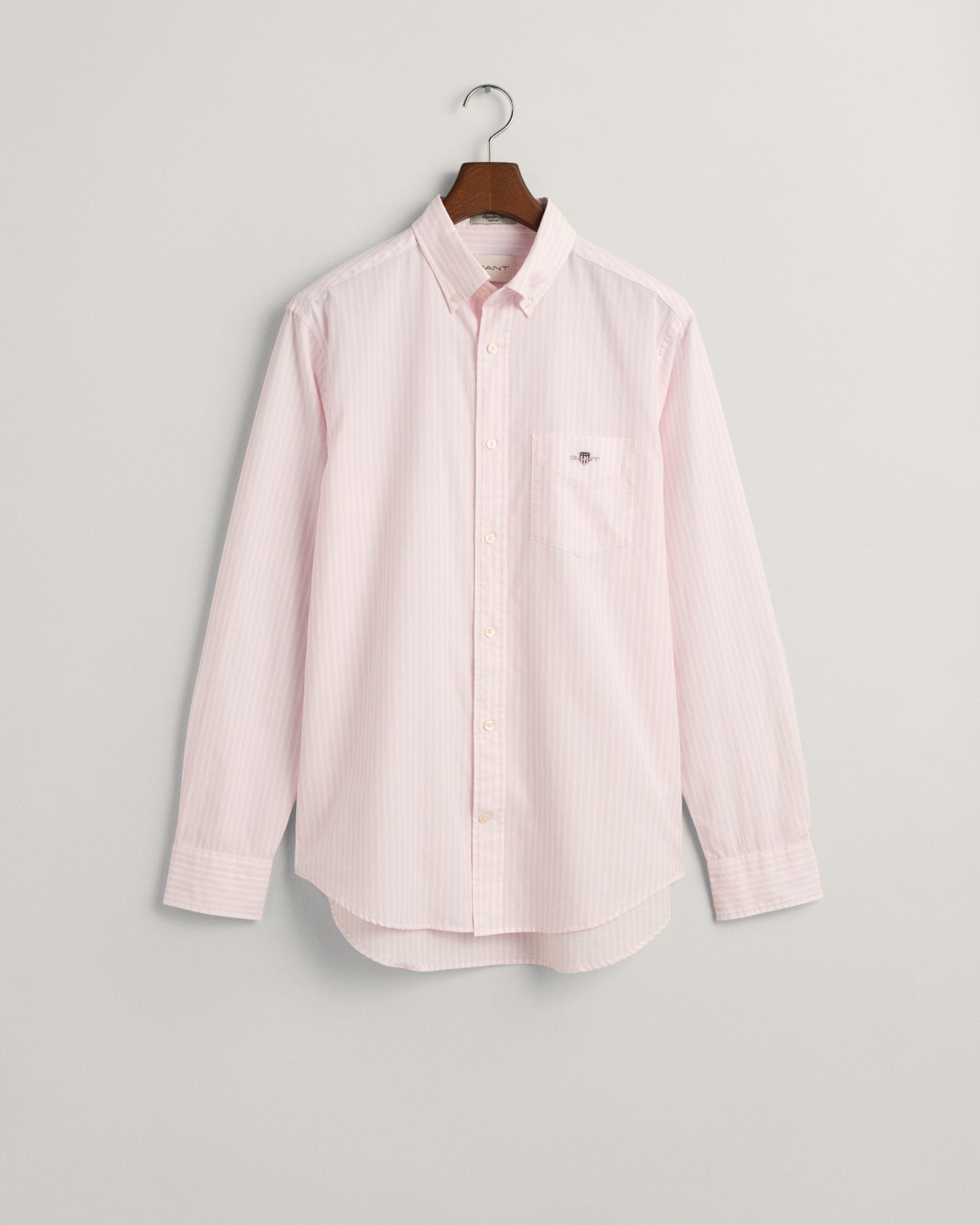 Gant Langarmhemd REG POPLIN STRIPE SHIRT LIGHT PINK | Hemden