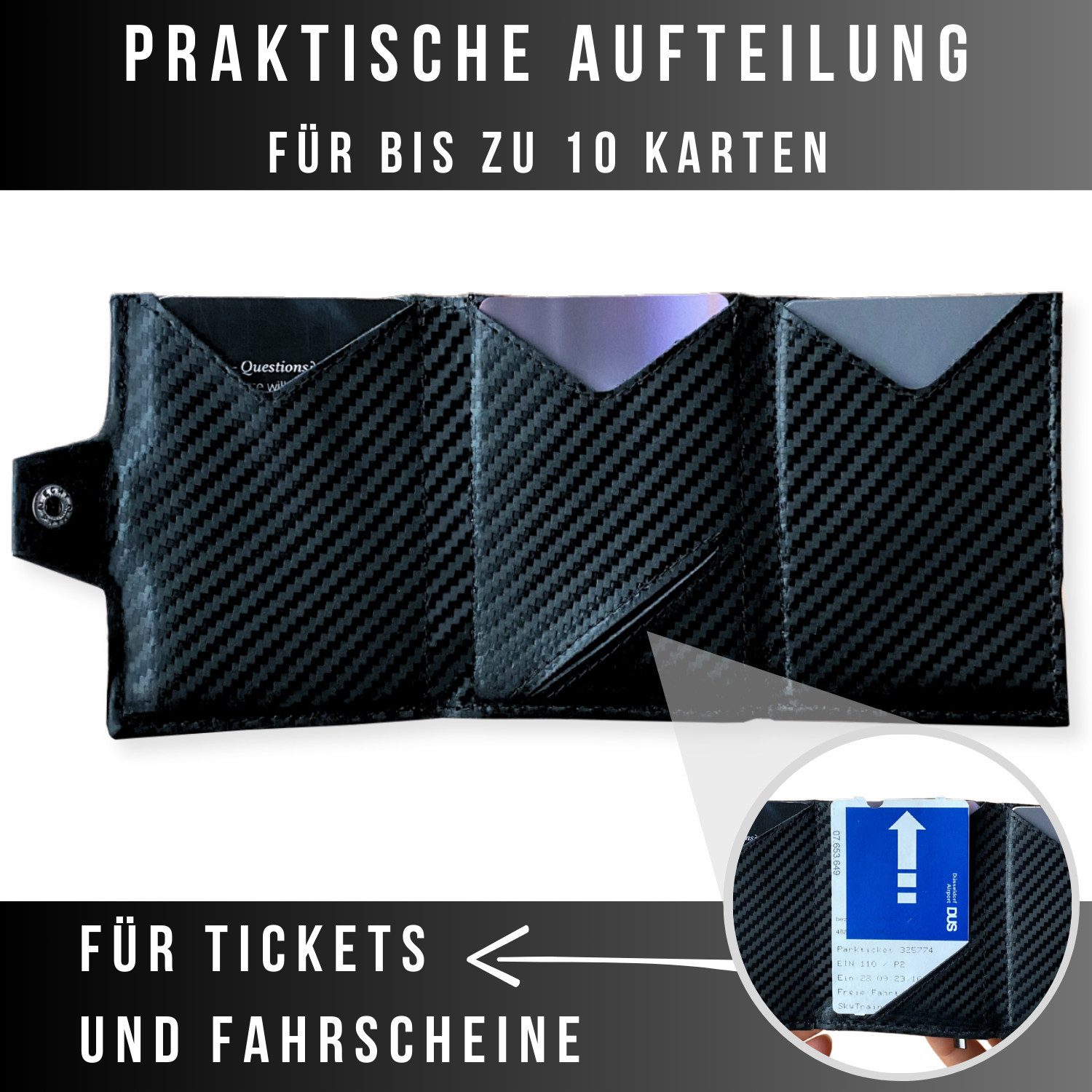 Frentree Geldbörse Slim Wallet mit RFID-Schutz- günstig online kaufen