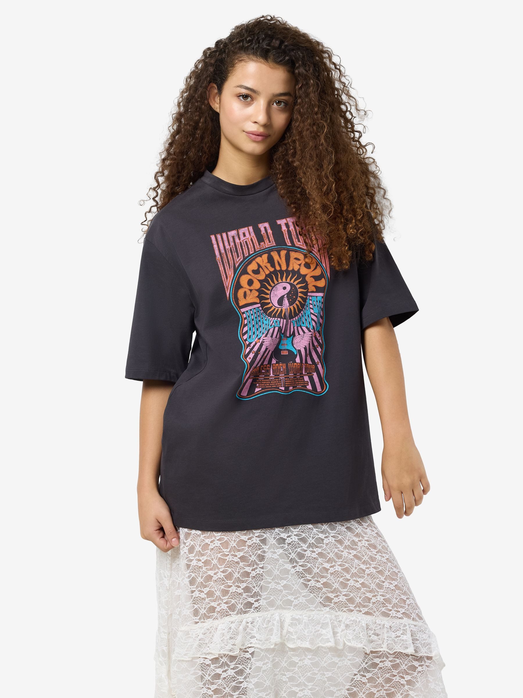 Noisy may T-Shirt Modisches Oversize-Design mit günstig online kaufen
