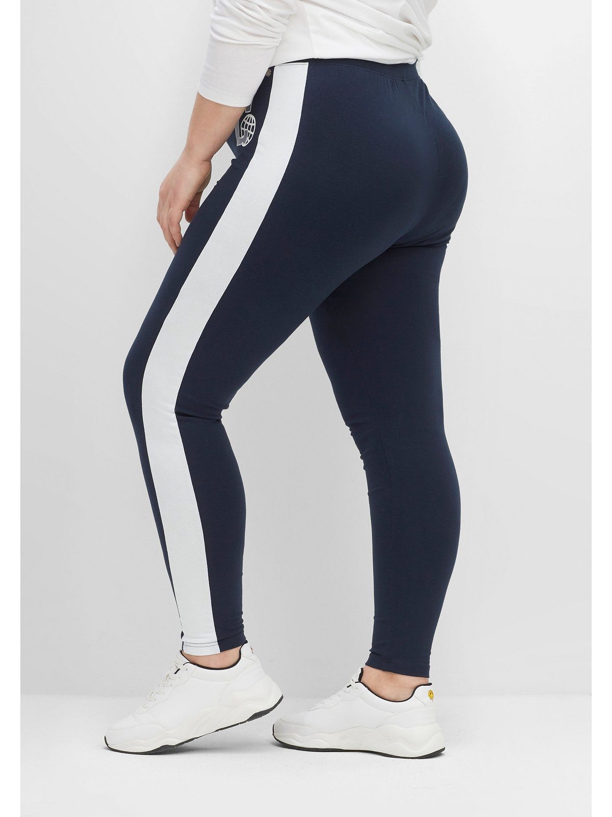 Sheego Leggings im Große College-Stil Größen