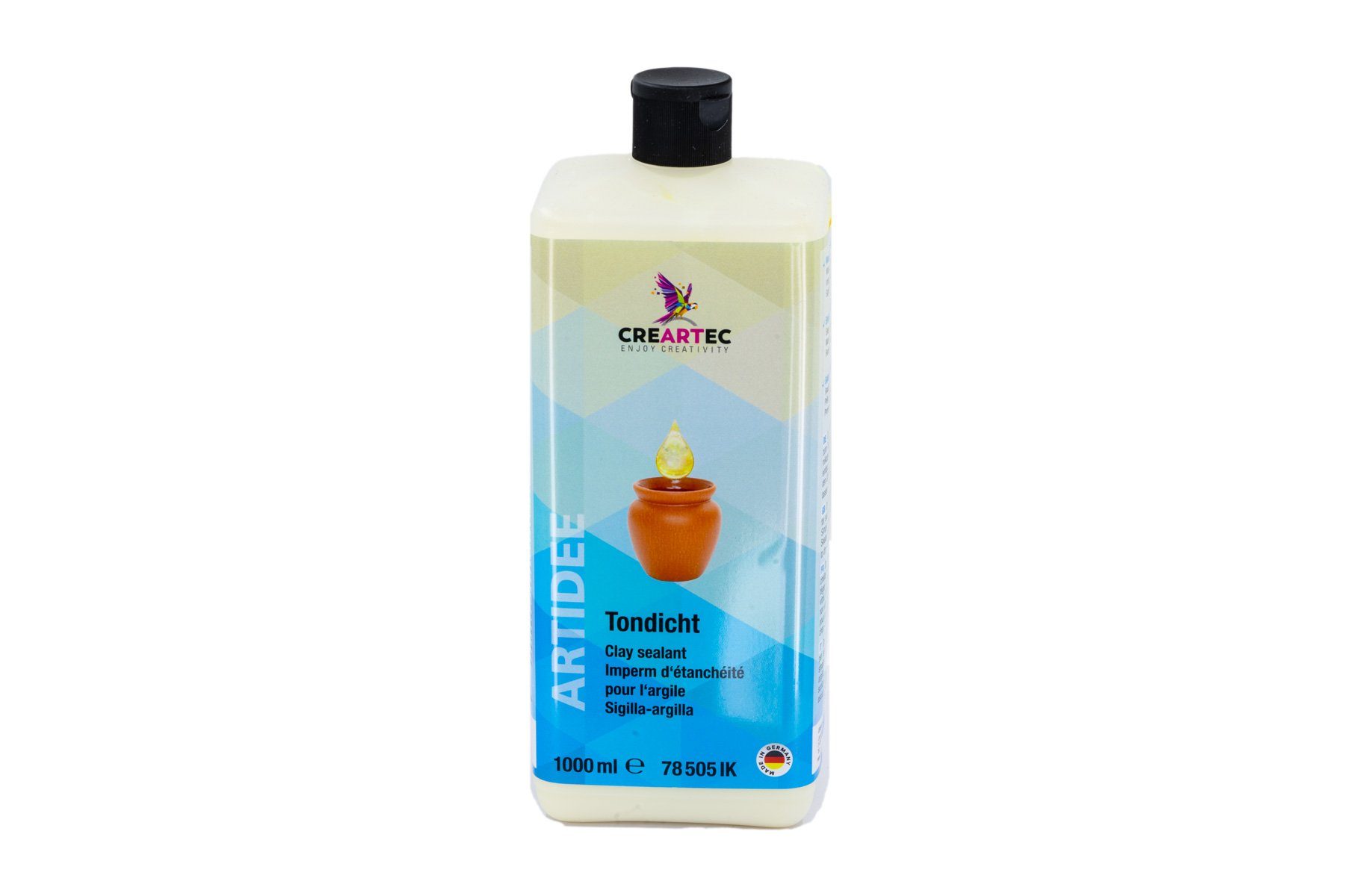 CREARTEC Klarlack Tondicht - 1000ml, verhindert das Durchdringen von Wasser - Made in Germany