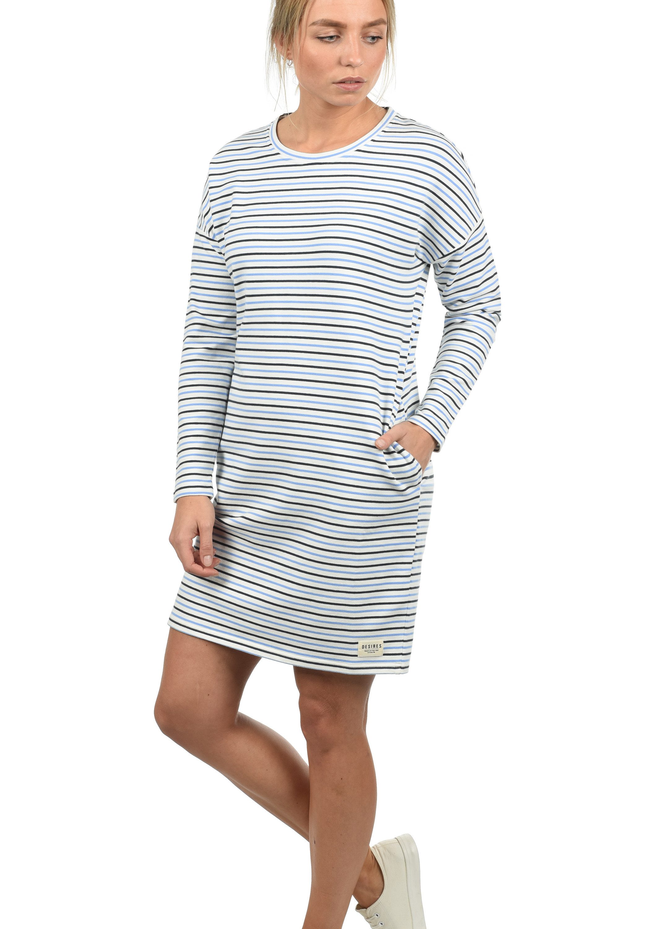 DESIRES Sweatkleid Helena Kleid mit Streifen