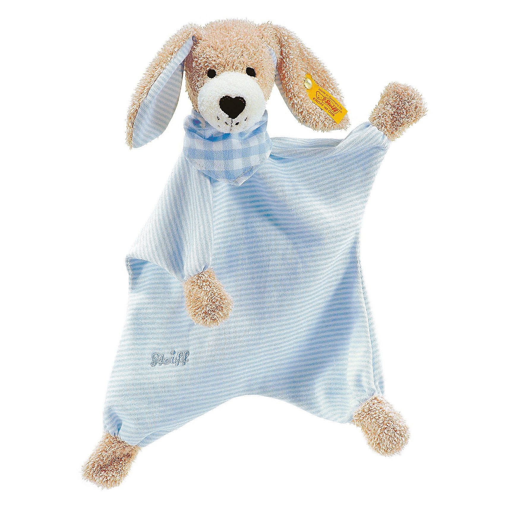 Steiff Schmusetuch GuteNachtHund, blau, 28 cm OTTO