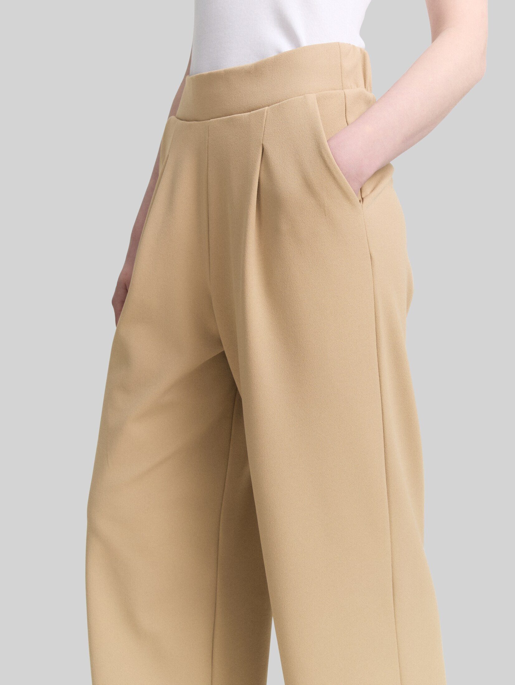 TOM TAILOR Denim Stoffhose Hosen & Chino Wide Leg Hose – Bild 5 von 5