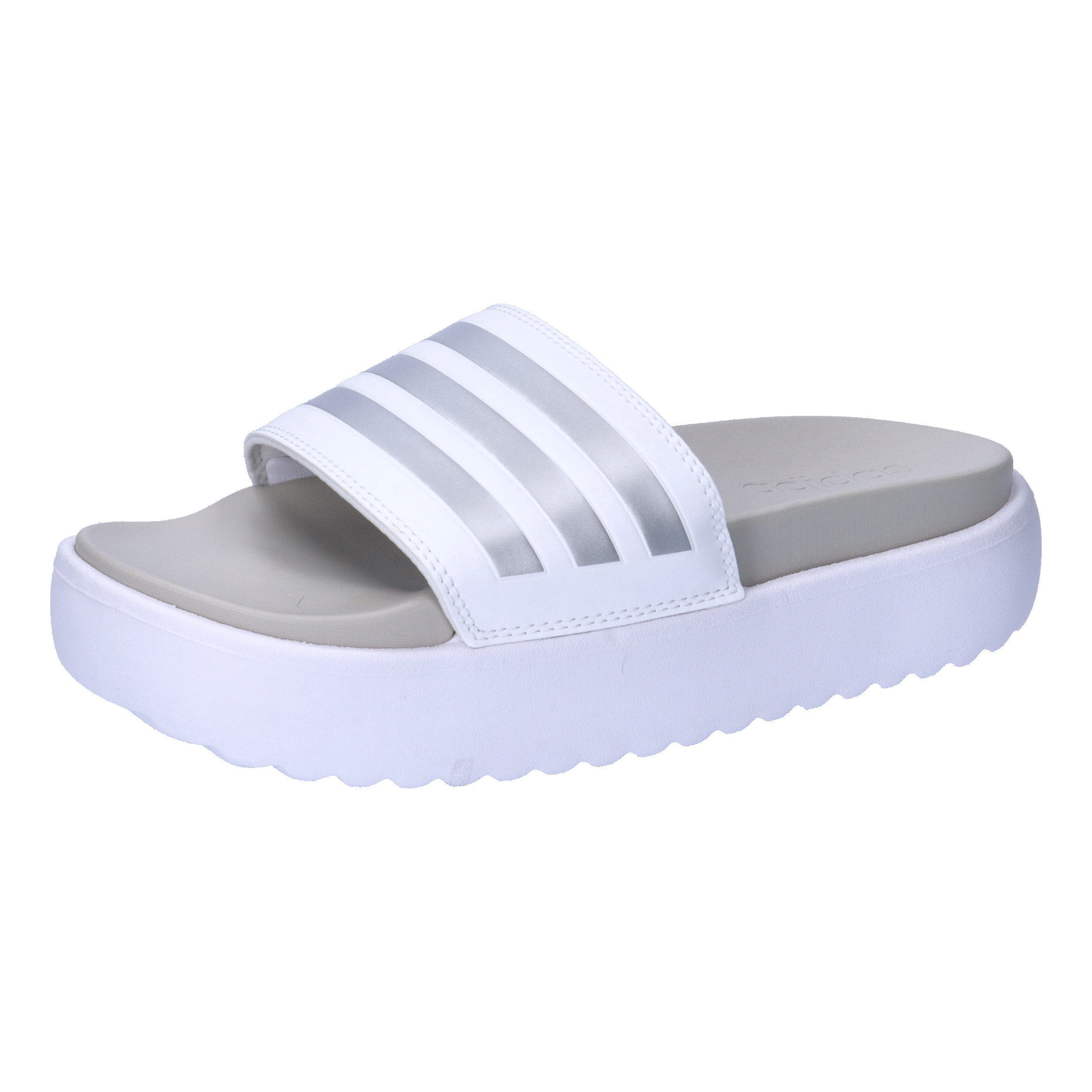 adidas Damen Badeschlappen Adilette Platform Badeschuh