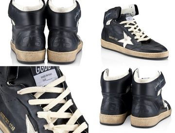 GOLDEN GOOSE GOLDEN GOOSE Sky Star Distressed Leather High-Top Sneakers Schuhe Shoe Sneaker