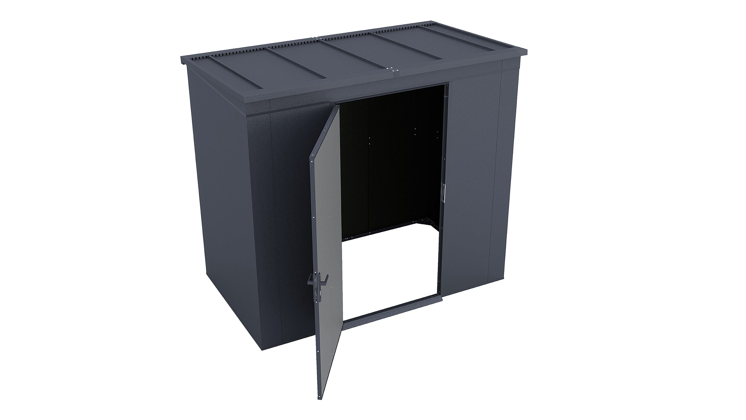 weka Gerätehaus Gary 4, BxT: 242x148 cm, Metall pulverbeschichtet, Größe 4