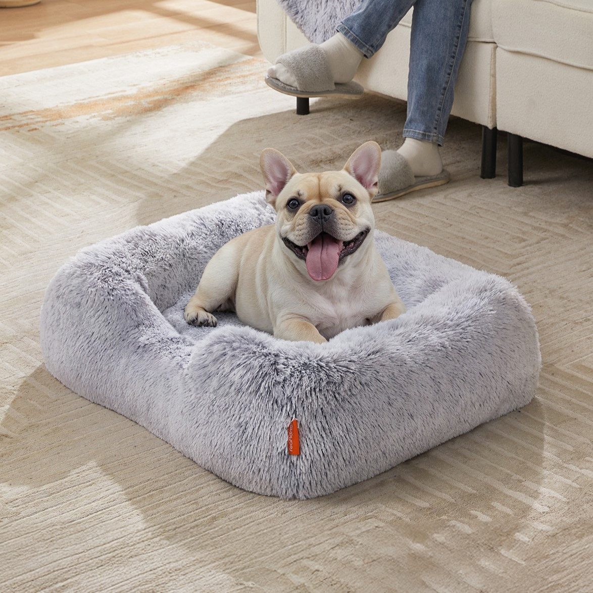 FEANDREA Tierbett, Hundebett,Hundekissen,M-XL Hundesofa,Bezug abnehmbar mas günstig online kaufen