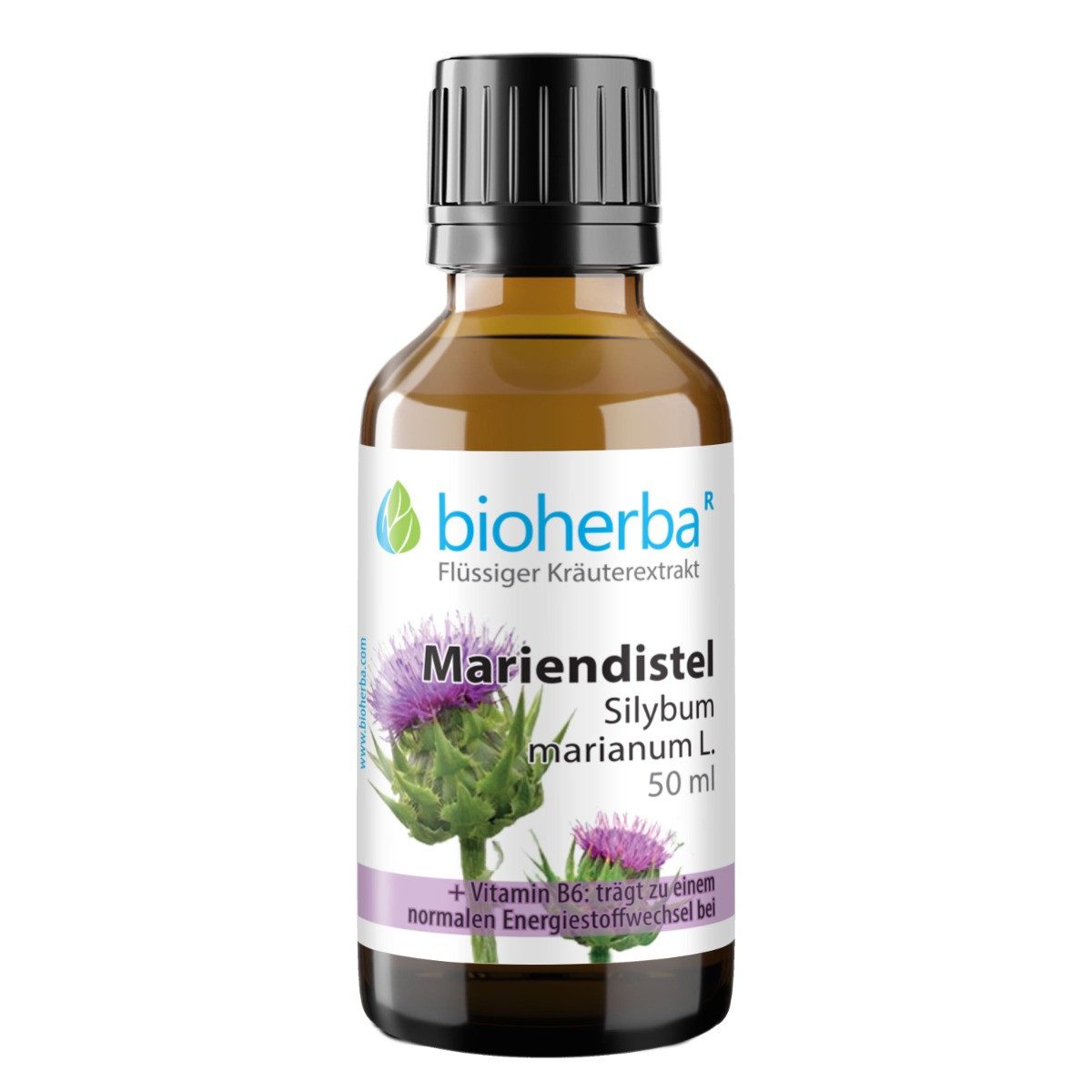 BIOHERBA R Mariendistel Silybum marianum L. Tropfen Tinktur 50 ml Nahrungsergänzungsmittel