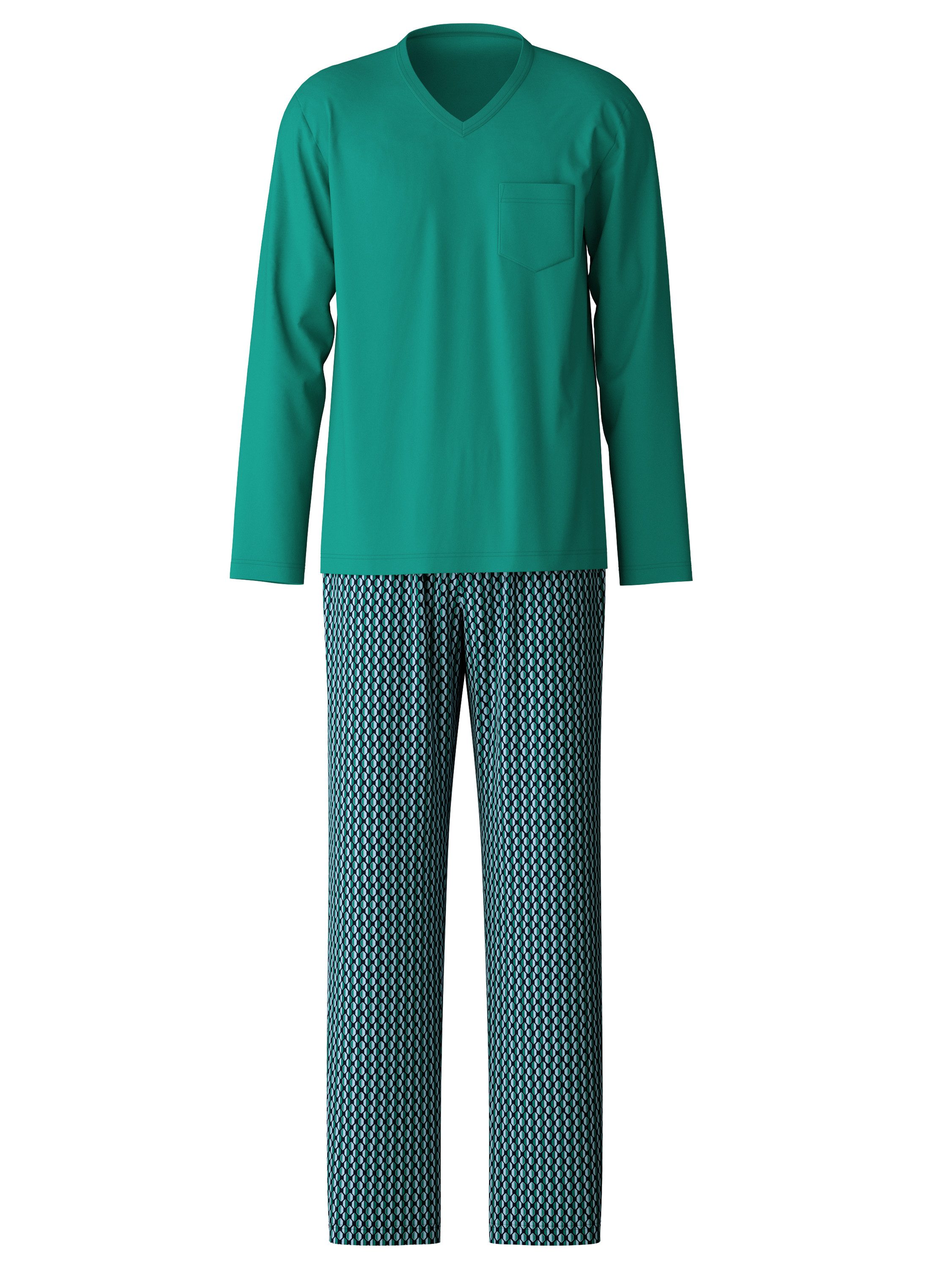 CALIDA Pyjama Relax Imprint Herren (2 günstig online kaufen