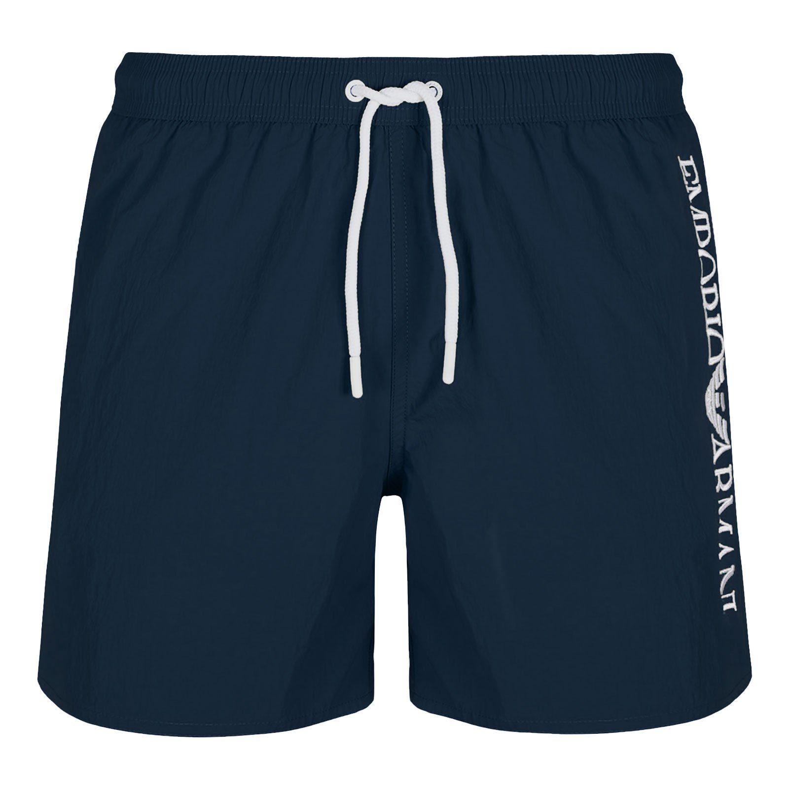 Emporio Armani Boxer-Badehose Mid Boxer Beachwear mit seitlichen Markenschriftzug