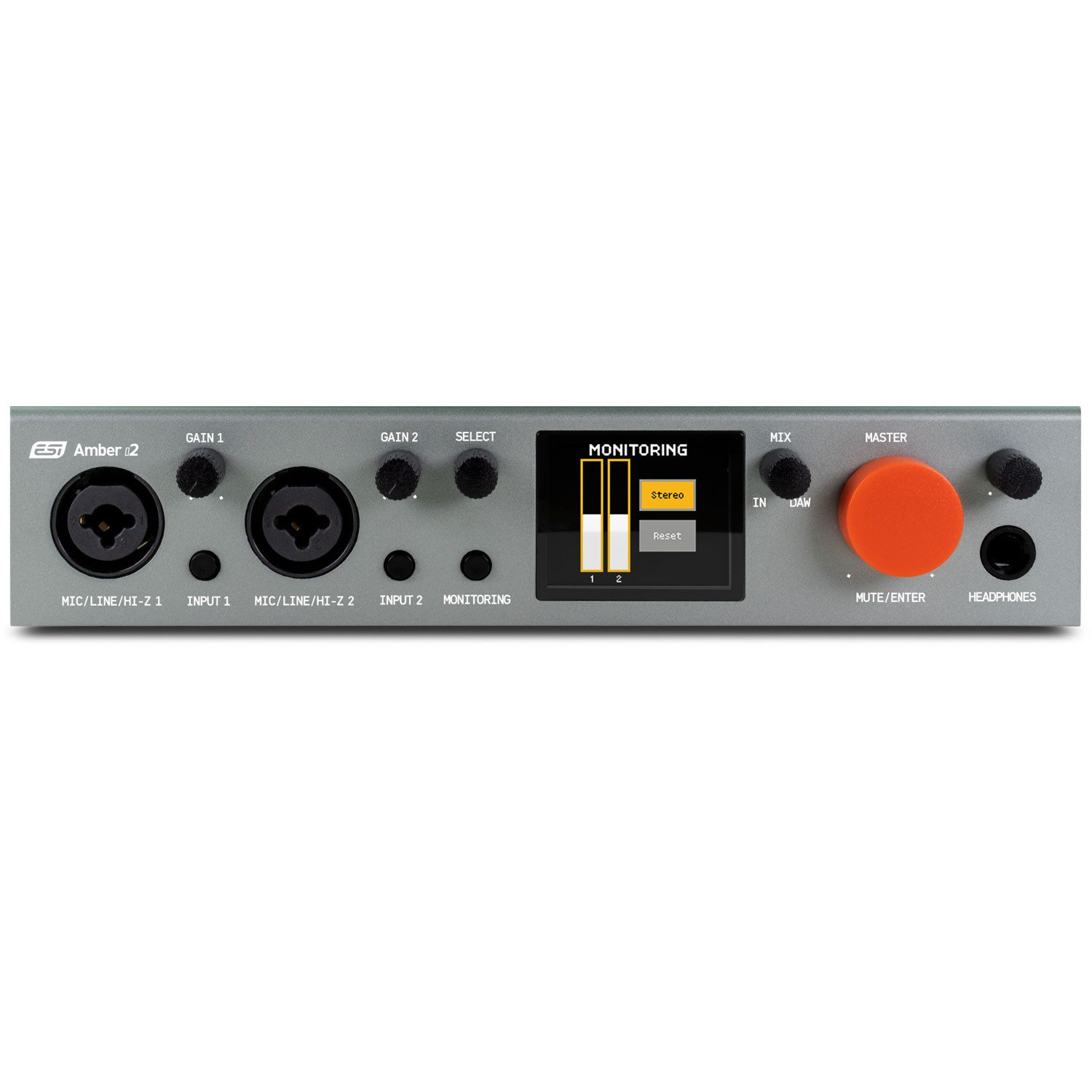 ESI Audio ESI USB Audio-Interface Amber i2 mit Kopfhörer Digitales Aufnahmegerät (Vorteils-Set mit Kopfhörer)