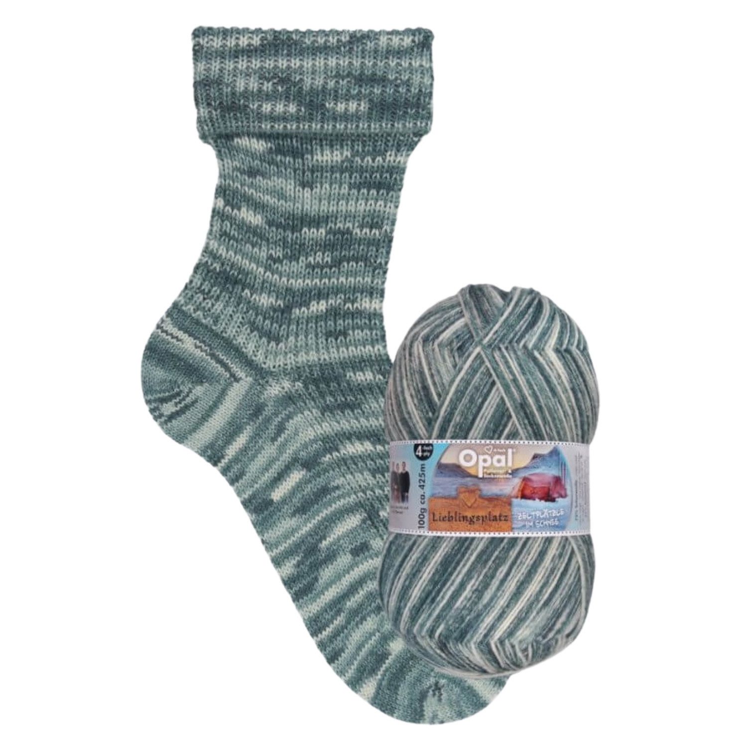 Opal Opal LIEBLINGSPLATZ Häkelwolle, 420 m (4-fach Pullover- und Sockenwolle), 100 g