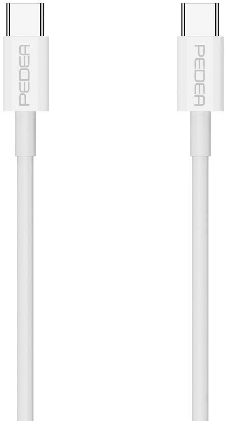 PEDEA Daten- und Schnellladekabel USB-C/USB-C Smartphone-Kabel, USB-C, USB-C (100 cm)