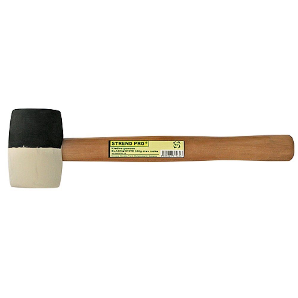 PROREGAL® Hammer Gummihammer 0,45 kg Holzgriff | Hammer