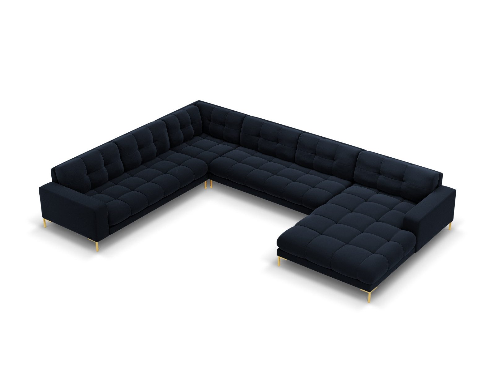 Micadoni Ecksofa Mamaia, Wohnlandschaft 7-Sitzer