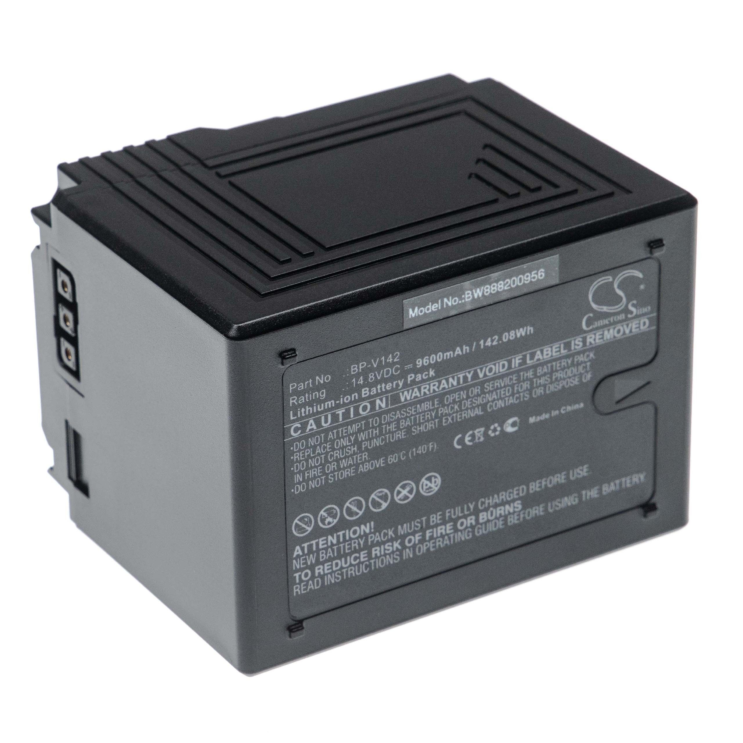 V) BP-V142 mAh 9600 Li-Ion (14,8 Kamera-Akku für vhbw Ersatz für Sony