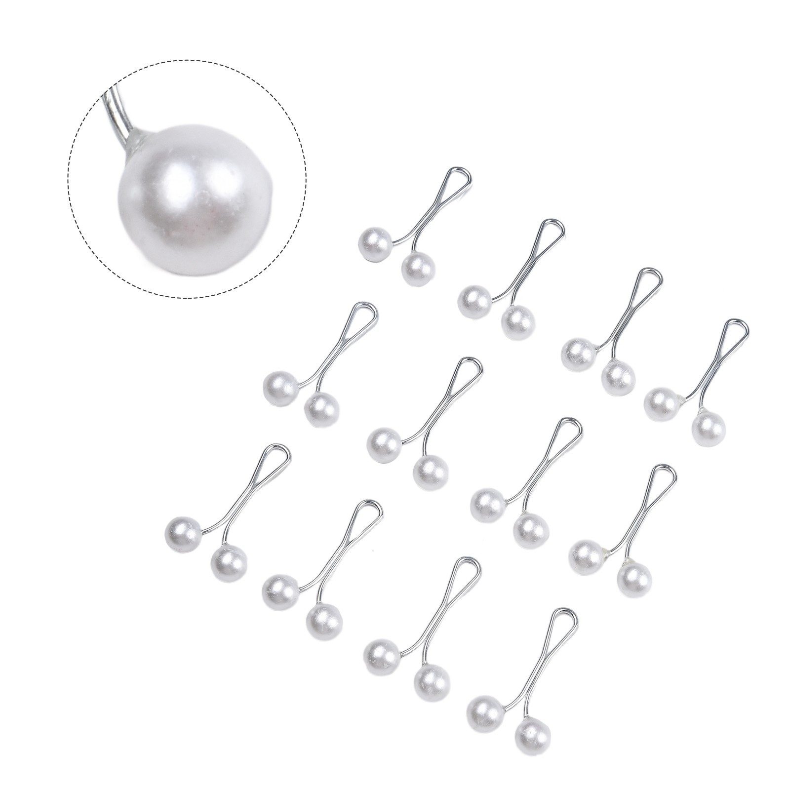 Aymasal Haarclip Kopftuch Anstecknadel Brosche Perlenclips günstig online kaufen