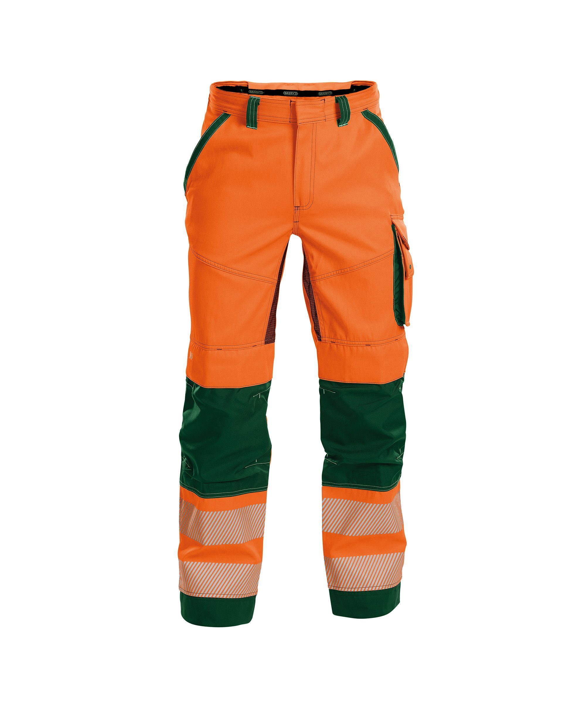 Arbeitshose Sommer Warnschutzhose mit Kniepolstertaschen Odessa