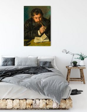 Pixxprint Leinwandbild Claude Monet - Selbstportrait, Claude Monet - Selbstportrait (1 St), Leinwandbild fertig bespannt, inkl. Zackenaufhänger