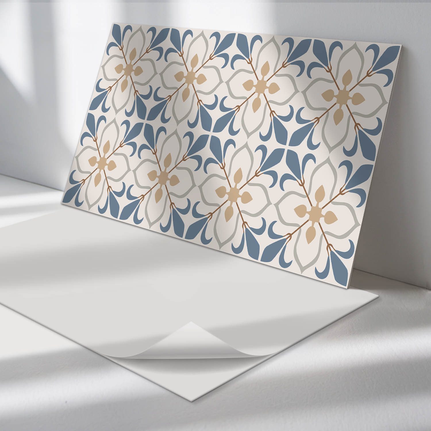Tulup Spritzschutz Wandverkleidung Blumenmuster mit Blättern günstig online kaufen