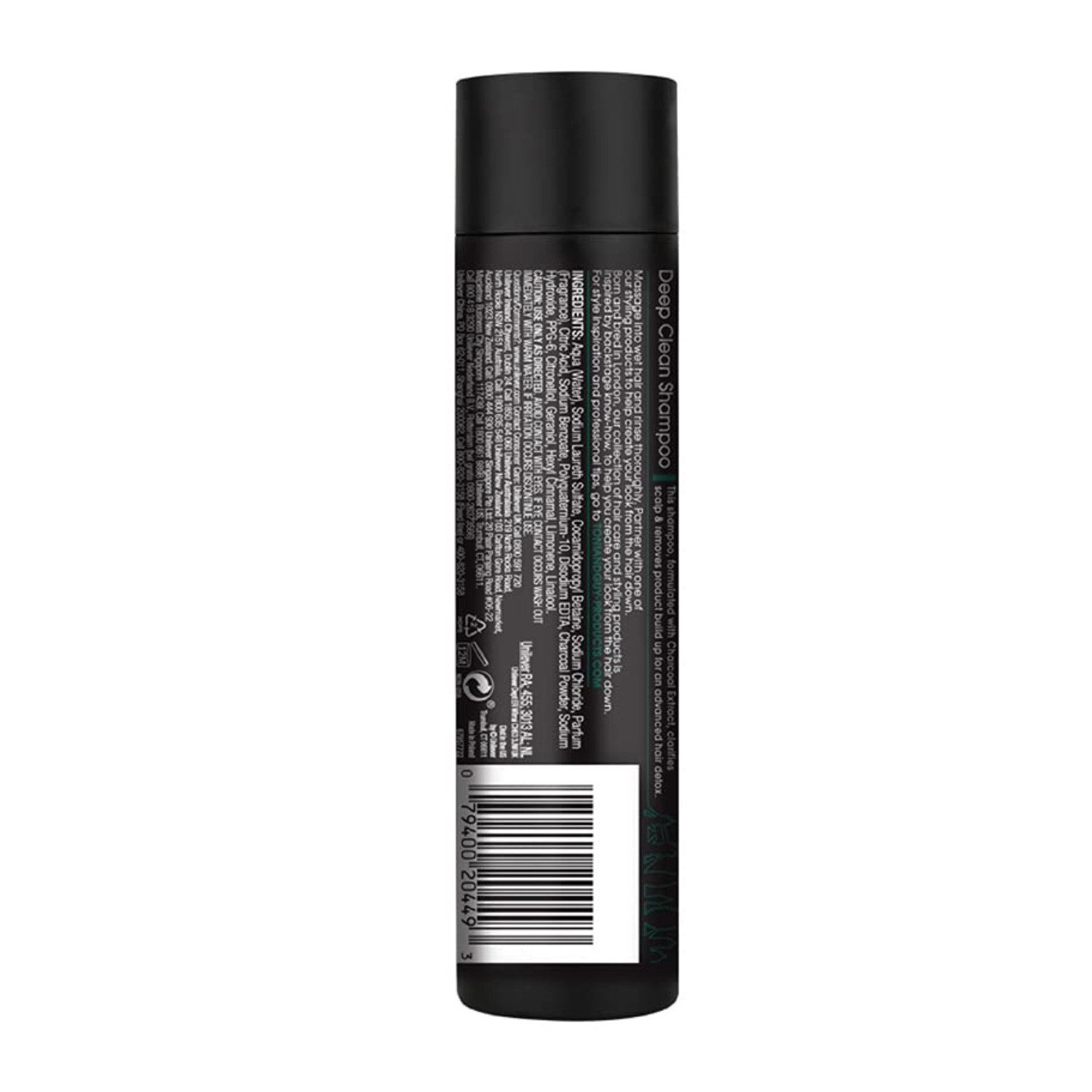Toni&Guy Haarshampoo Toni&Guy Men Deep Clean Shampoo 250ml mit Aktivkohle Reinigt & Pflegt