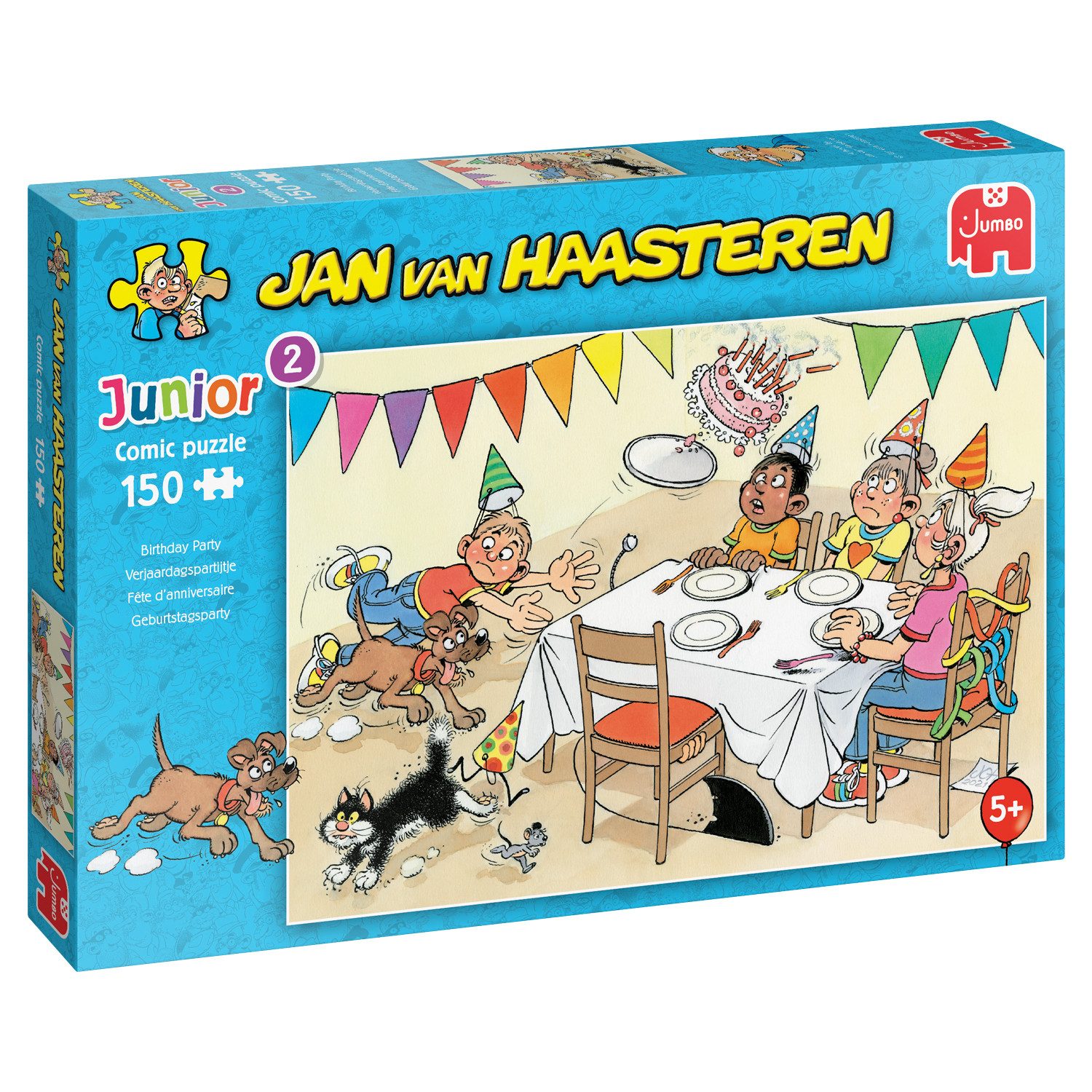 Jan van Haasteren Puzzle Jan van Haasteren Junior 2 Geburtstagsparty 150 Teile Puzzle, 150 Puzzleteile